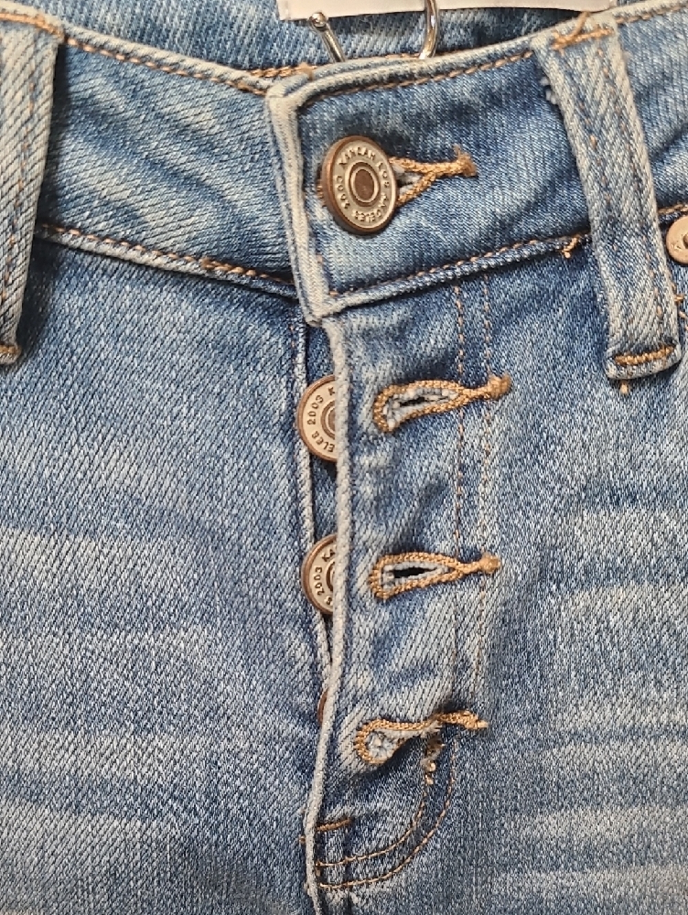 KanCan Light Blue Distressed Flare Jeans - Picture 2 of 9